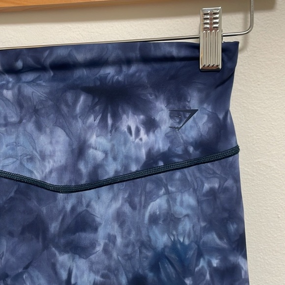 Gymshark Blue Tie Dye Workout Short Size Small - Picture 2 of 6